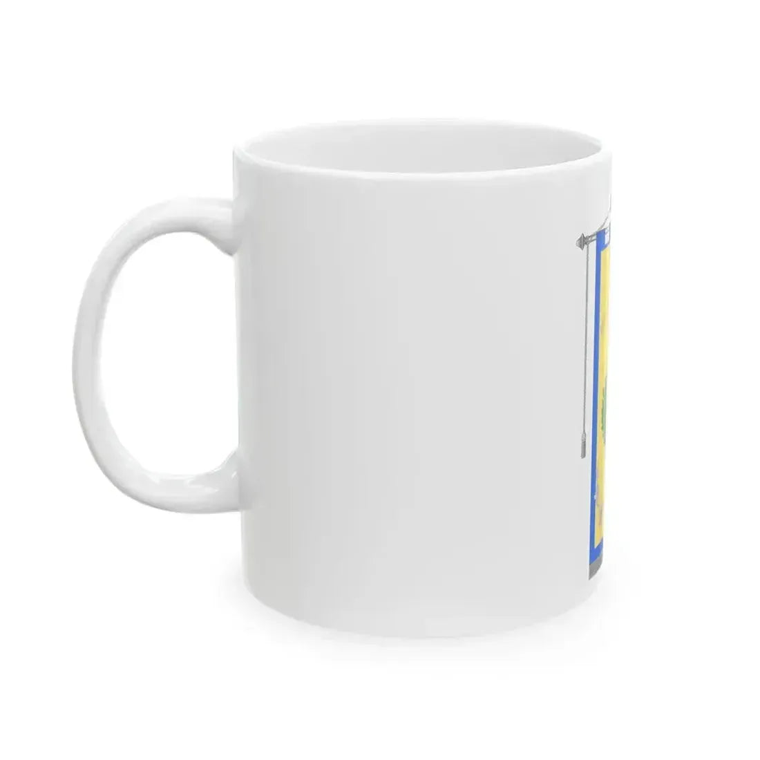Belvedere di Spinello-Gonfalone (Italy) White Coffee Mug - Go Mug Yourself