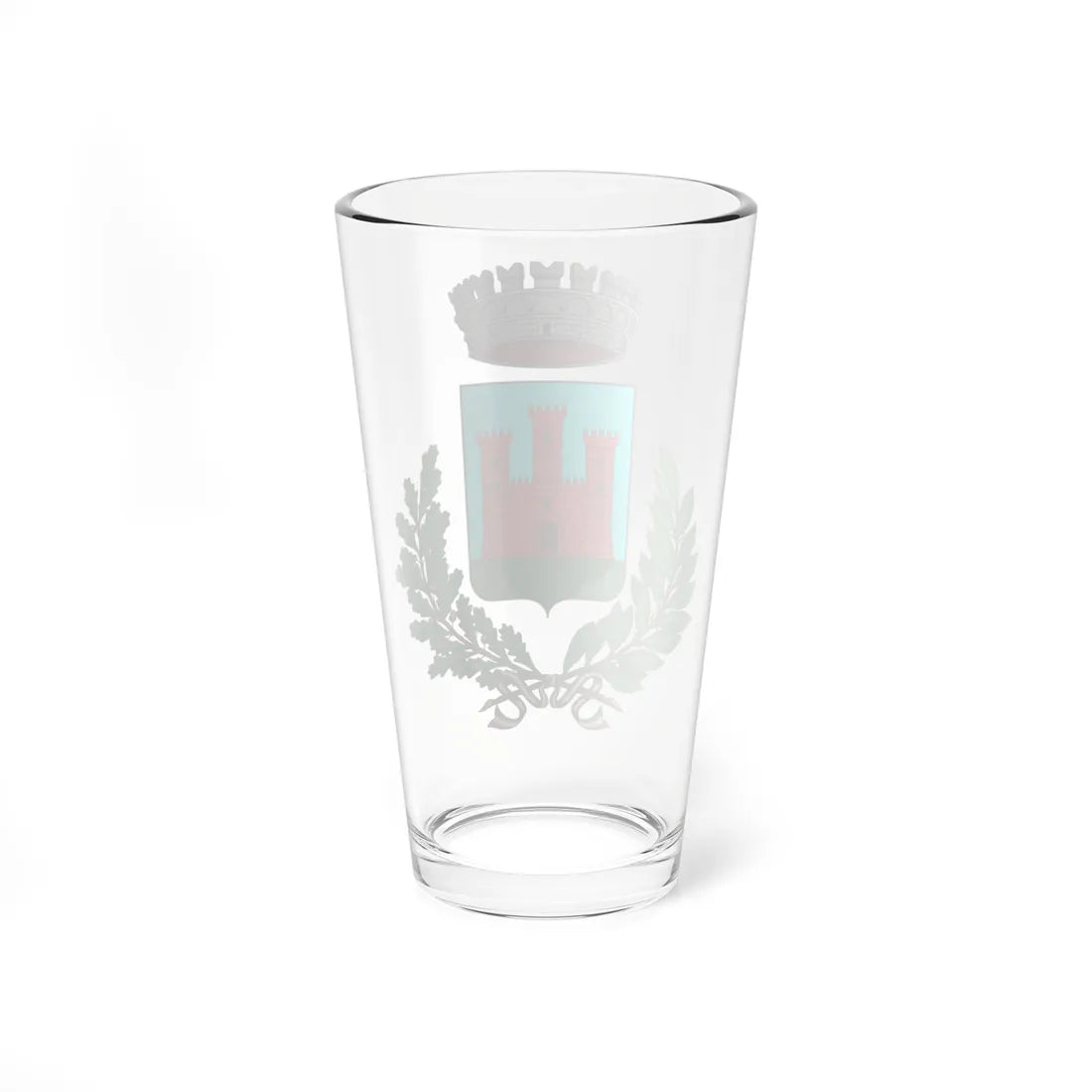 Belvedere Langhe-Stemma (Italy) (Coat of Arms) Pint Glass 16oz - Go Mug Yourself