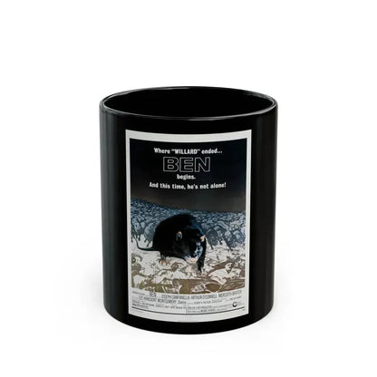 BEN 1972 Movie Poster - Black Coffee Mug 11oz - Go Mug Yourself