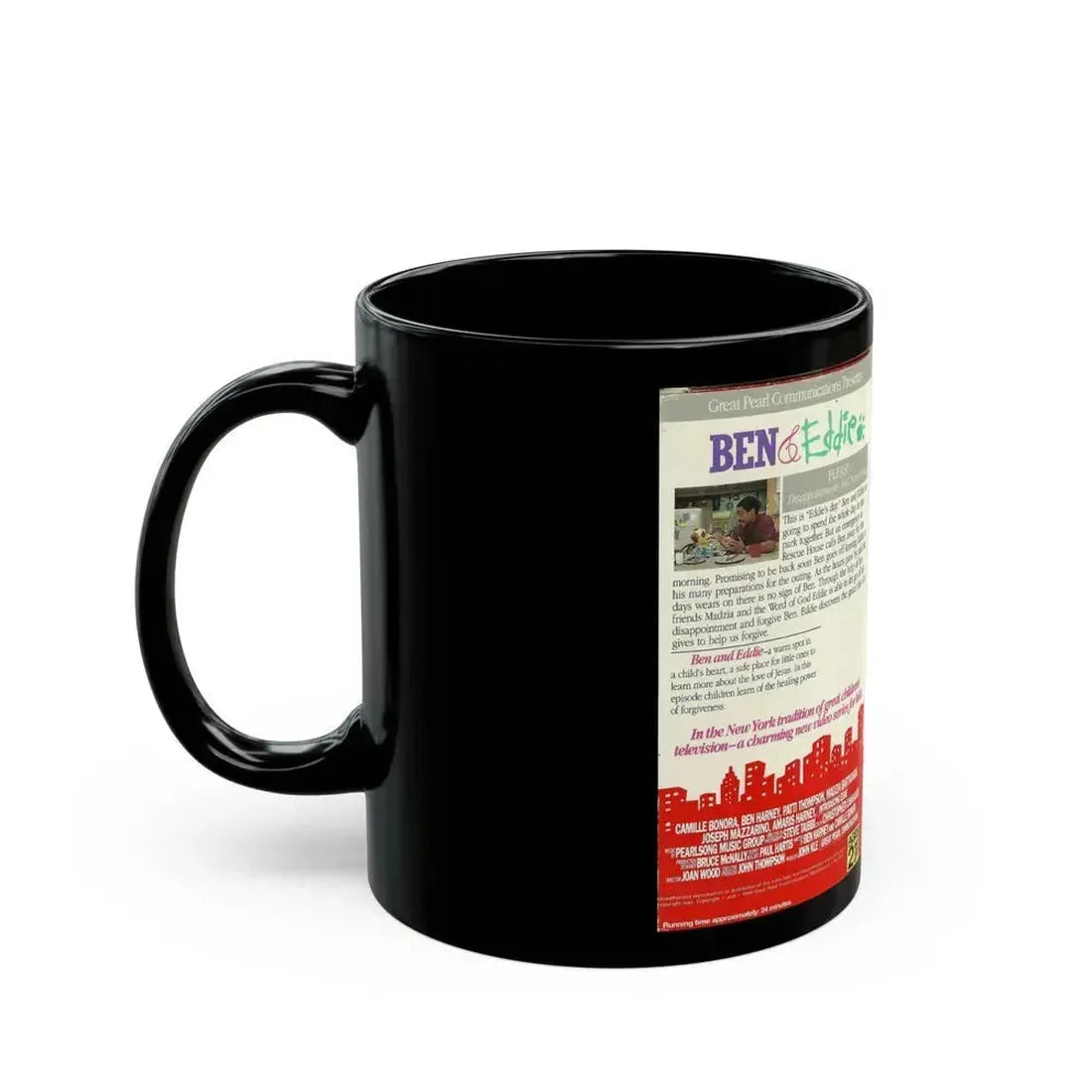 BEN AND EDDIE FLEAS DISAPOINTMENT AND FORGIVENESS (VHS COVER) - Black Coffee Mug - Go Mug Yourself