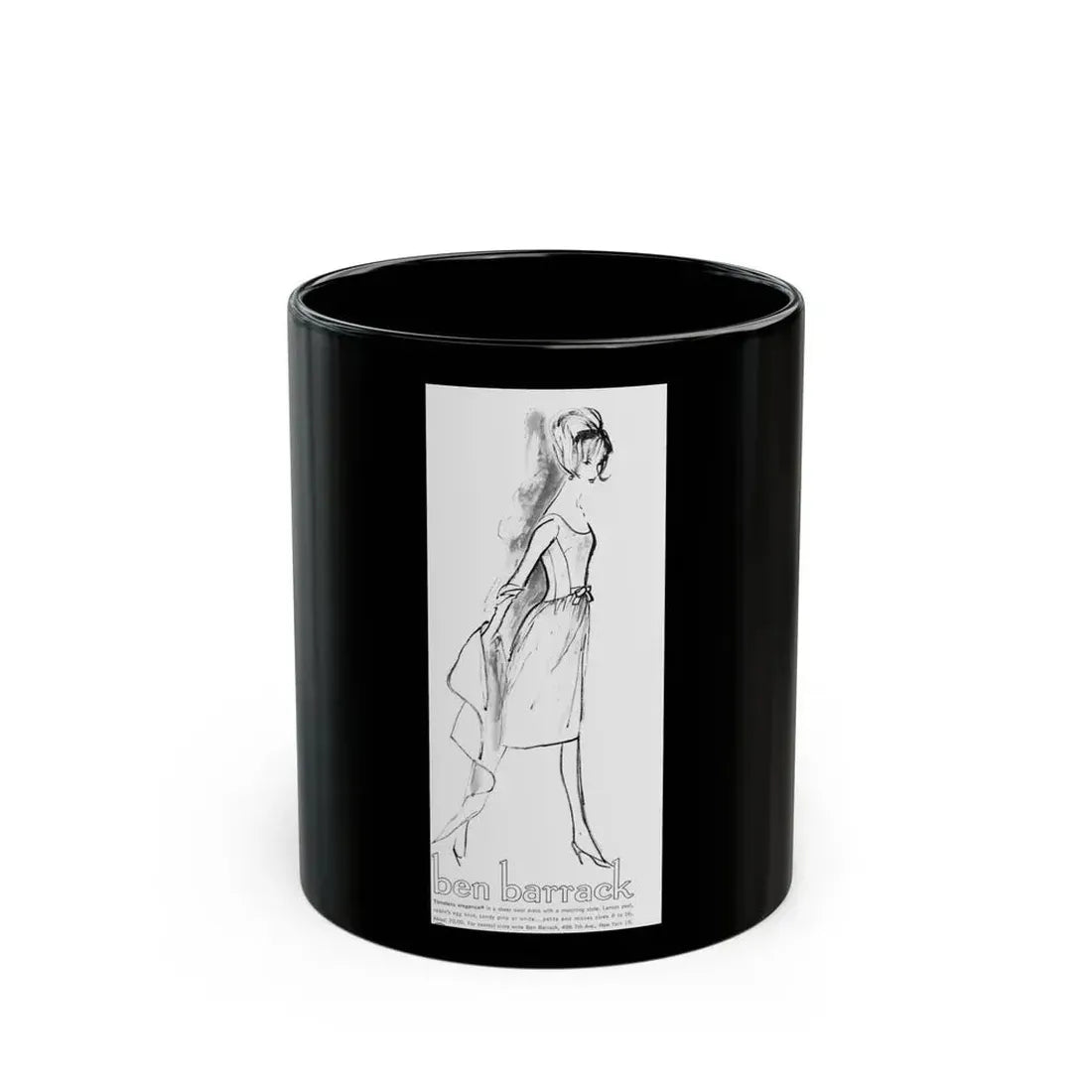 Ben Barrack, 1963 - Black Coffee Mug 11oz - Go Mug Yourself