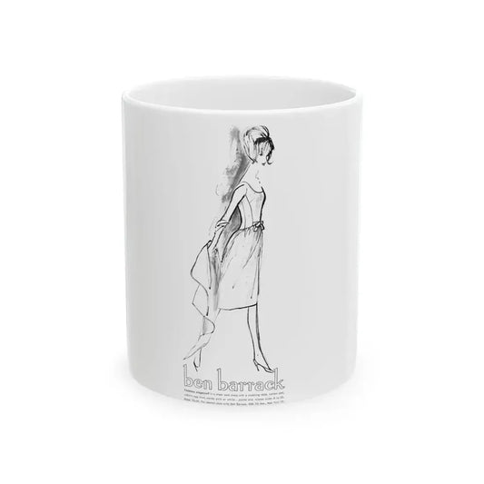 Ben Barrack, 1963 - White Coffee Mug 11oz - Go Mug Yourself