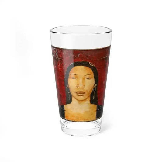 Ben Wright, Three Shells (Native Americans in Art) Pint Glass 16oz 16oz - Go Mug Yourself