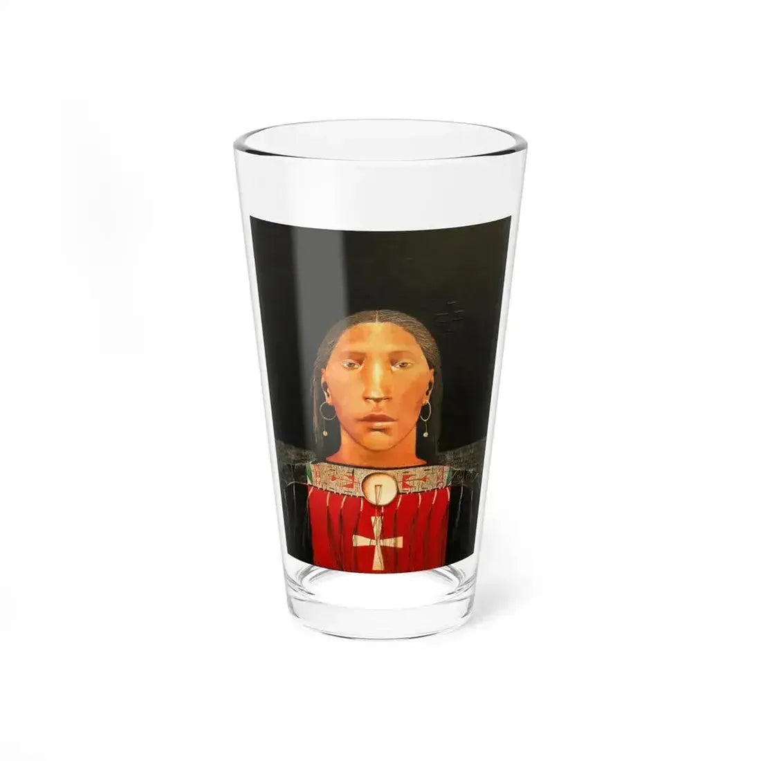 Ben Wright, Untitled 1 (Native Americans in Art) Pint Glass 16oz 16oz - Go Mug Yourself