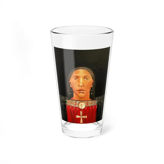 Ben Wright, Untitled 1 (Native Americans in Art) Pint Glass 16oz 16oz - Go Mug Yourself