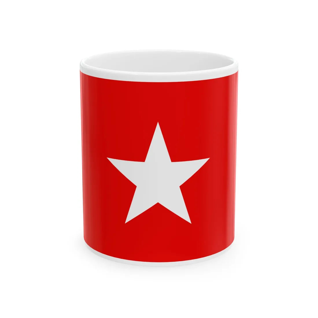 Bendera Pesindo (Indonesia) White Coffee Mug 11oz - Go Mug Yourself