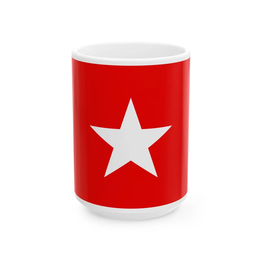 Bendera Pesindo (Indonesia) White Coffee Mug 15oz - Go Mug Yourself