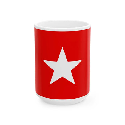 Bendera Pesindo (Indonesia) White Coffee Mug 15oz - Go Mug Yourself