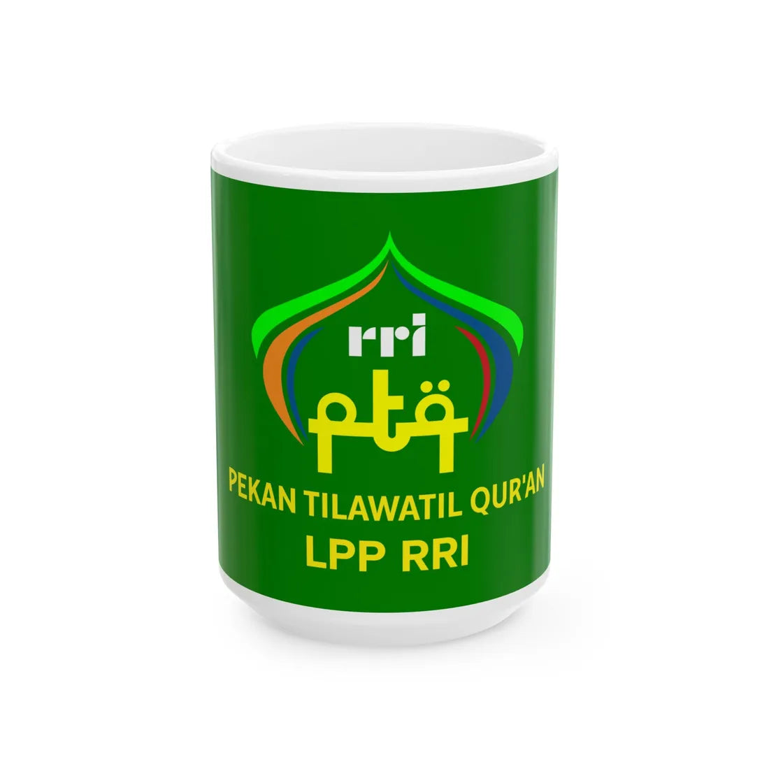 Bendera PTQ RRI 2024 (Indonesia) White Coffee Mug 15oz - Go Mug Yourself