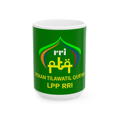 Bendera PTQ RRI 2024 (Indonesia) White Coffee Mug 15oz - Go Mug Yourself
