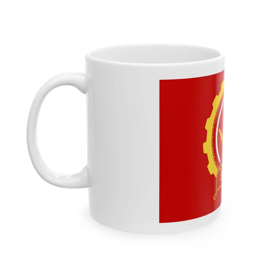 Bendera SOBSI (Indonesia) White Coffee Mug - Go Mug Yourself