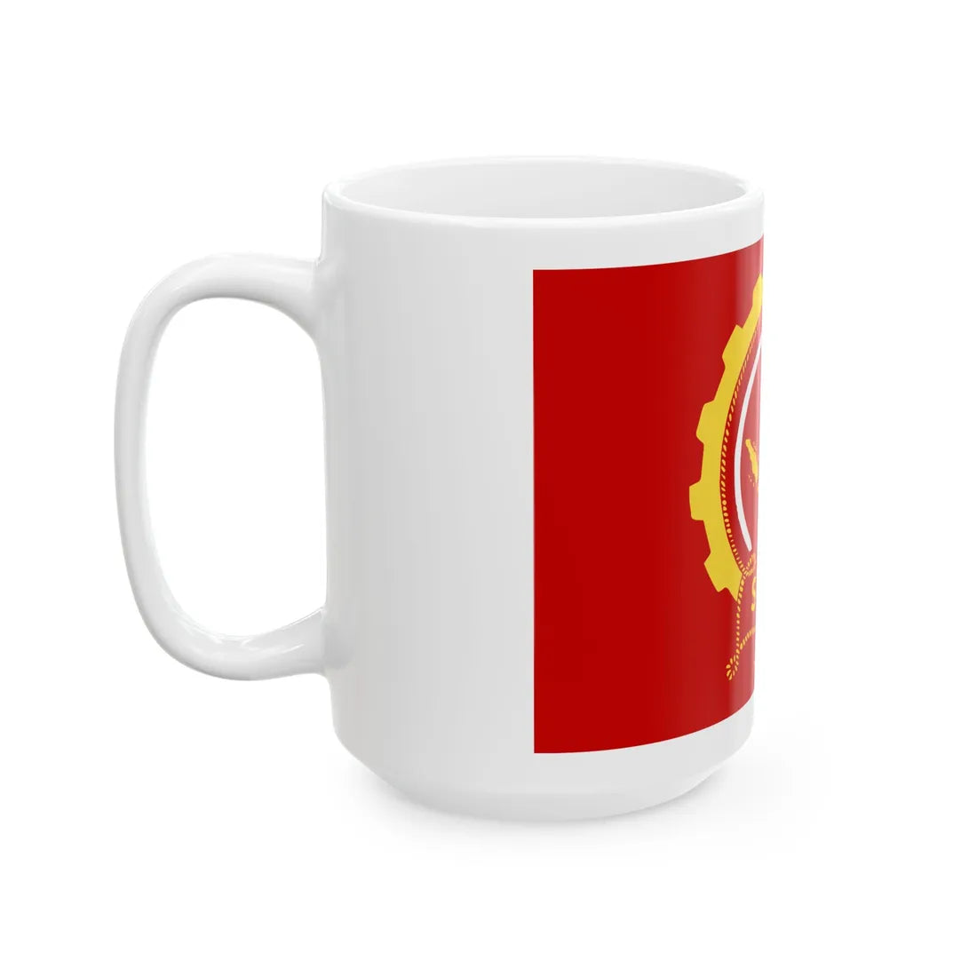 Bendera SOBSI (Indonesia) White Coffee Mug - Go Mug Yourself