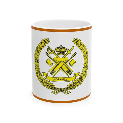 Bendera Sultan Terengganu (Malaysia) White Coffee Mug 11oz - Go Mug Yourself