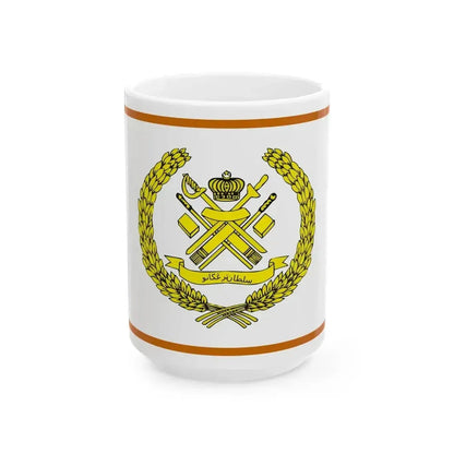 Bendera Sultan Terengganu (Malaysia) White Coffee Mug 15oz - Go Mug Yourself