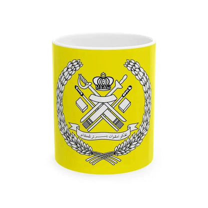 Bendera Tubuh Tengku Ampuan Besar Terengganu (Malaysia) White Coffee Mug 11oz - Go Mug Yourself