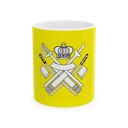 Bendera Tubuh Yang Di-Pertuan Muda Terengganu (Malaysia) White Coffee Mug 11oz - Go Mug Yourself