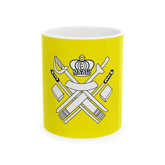 Bendera Tubuh Yang Di-Pertuan Muda Terengganu (Malaysia) White Coffee Mug 11oz - Go Mug Yourself