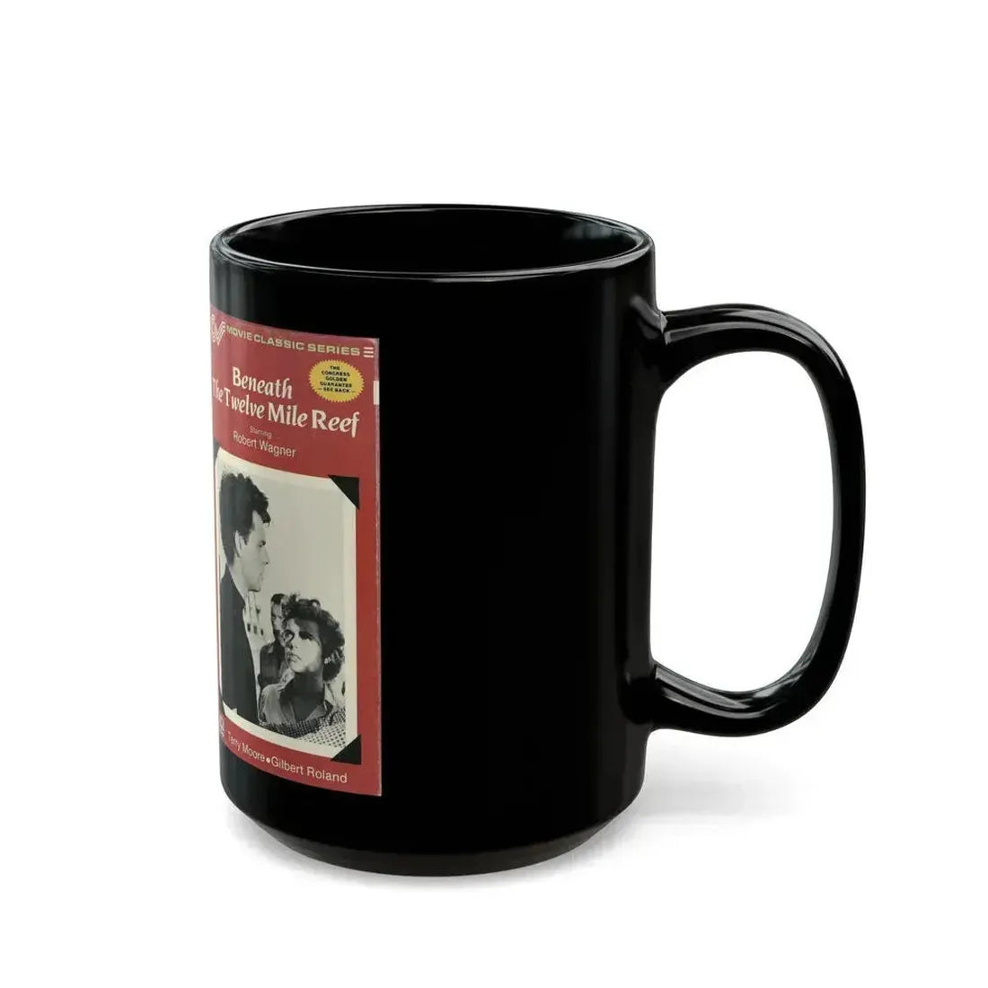 BENEATH THE TWELVE MILE REEF (VHS COVER) - Black Coffee Mug - Go Mug Yourself