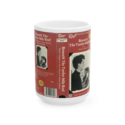 BENEATH THE TWELVE MILE REEF (VHS COVER) - White Coffee Mug 15oz - Go Mug Yourself