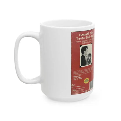 BENEATH THE TWELVE MILE REEF (VHS COVER) - White Coffee Mug - Go Mug Yourself