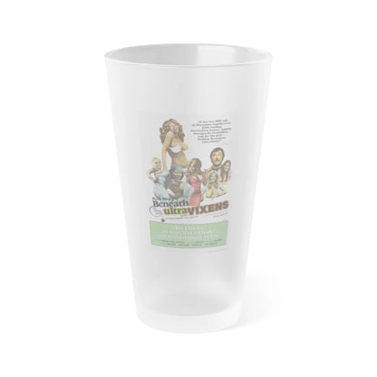 BENEATH THE VALLEY OF THE ULTRAVIXENS 1979 Movie Poster - Frosted Pint Glass 16oz-16oz-Frosted-Go Mug Yourself