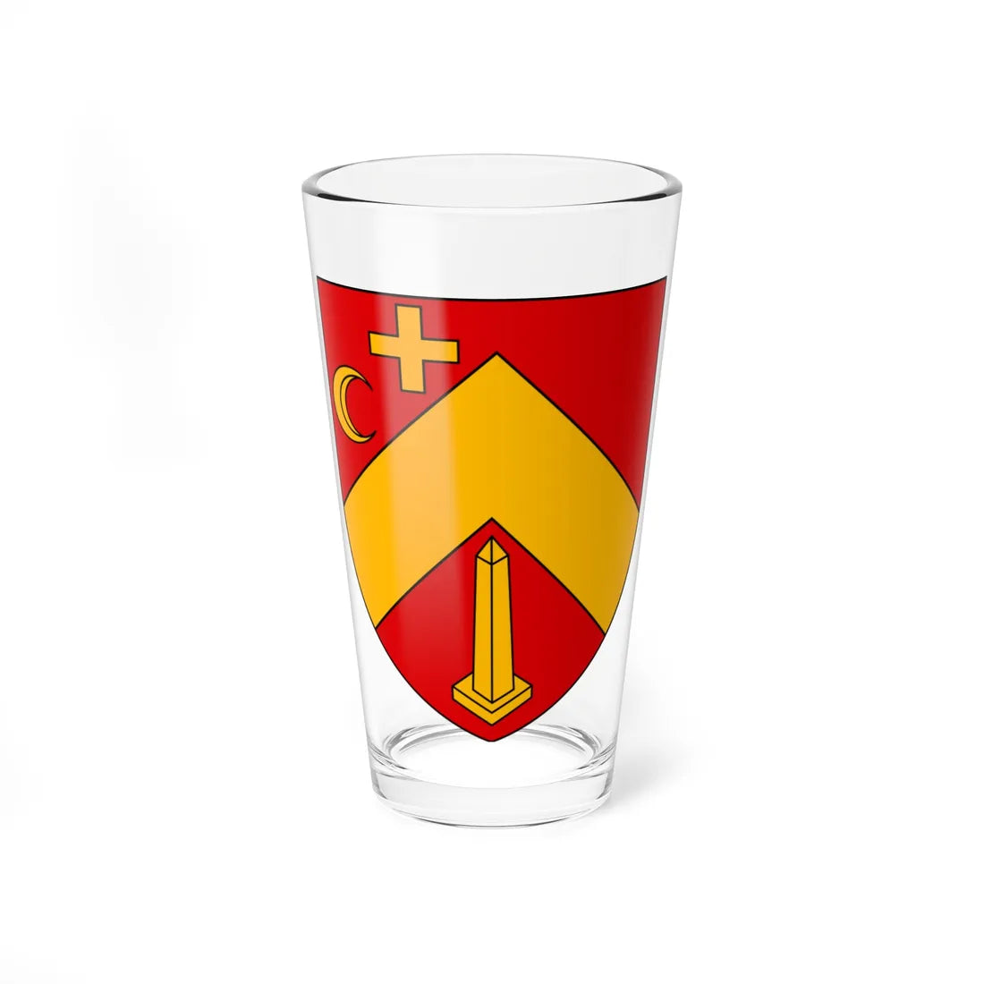 Beni Mered Coat of Arms French Algeria (Algeria) (Coat of Arms) Pint Glass 16oz 16oz - Go Mug Yourself