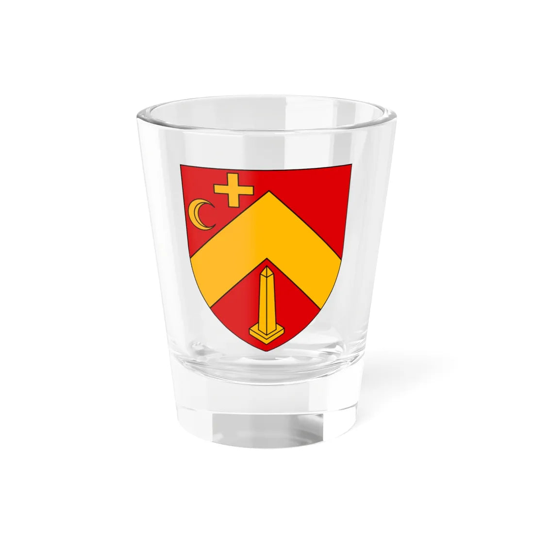 Beni Mered Coat of Arms French Algeria (Algeria) (Coat of Arms) Shot Glass 1.5oz 1.5oz - Go Mug Yourself