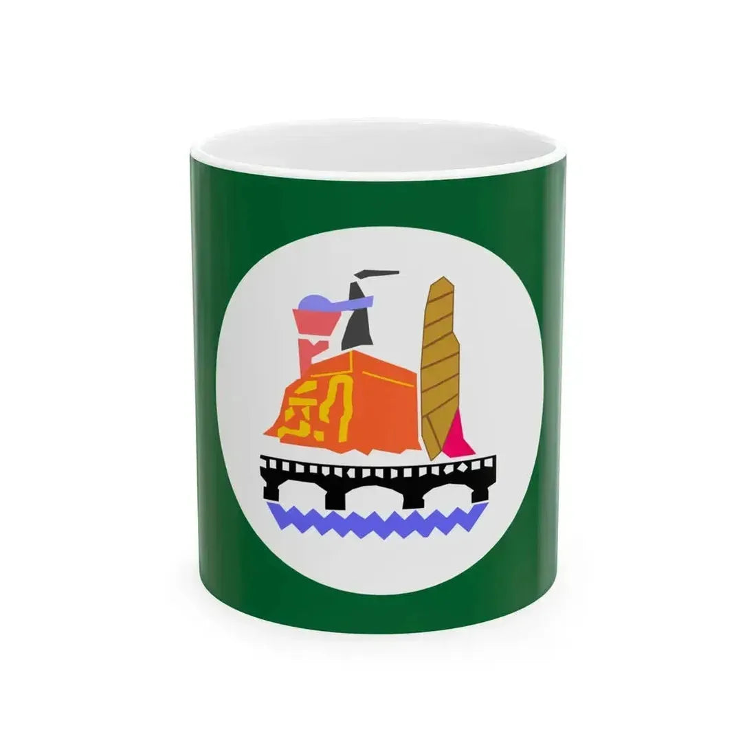 Beni Suef Governorate Flag (Egypt) White Coffee Mug 11oz - Go Mug Yourself