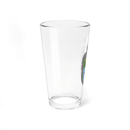Benin National Gendarmerie coat of arms (Benin) (Coat of Arms) Pint Glass 16oz - Go Mug Yourself