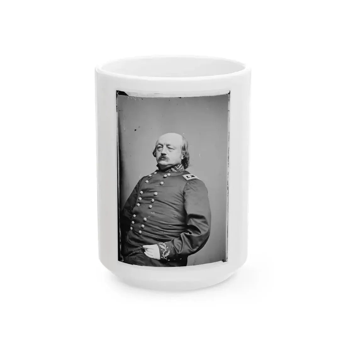 Benjamin F. Butler, Maj. Gen. (U.S. Civil War) White Coffee Mug 15oz - Go Mug Yourself