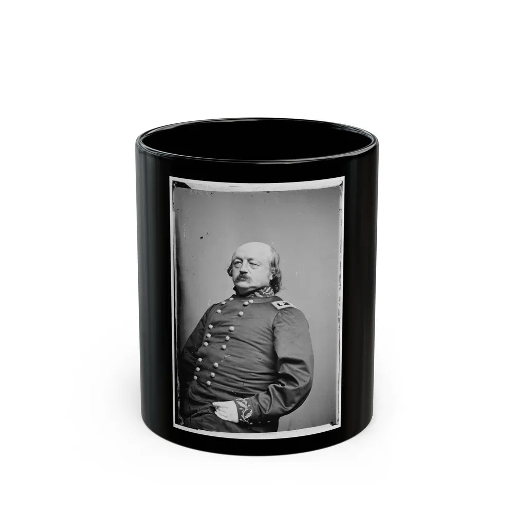 Benjamin F. Butler, Maj. Gen. (U.S. Civil War) Black Coffee Mug-11oz-Go Mug Yourself