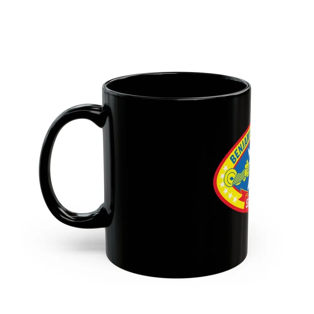 Benjamin Franklin SSBN 640 (U.S. Navy) Black Coffee Mug-Go Mug Yourself