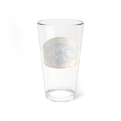 Benjamin Franklin SSBN 640 (U.S. Navy) Pint Glass 16oz-Go Mug Yourself