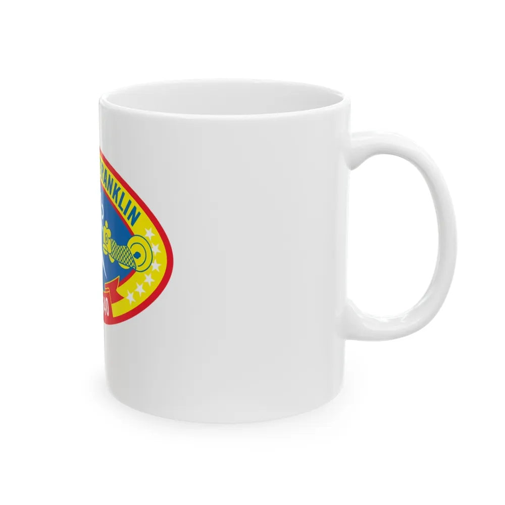 Benjamin Franklin SSBN 640 (U.S. Navy) White Coffee Mug-Go Mug Yourself