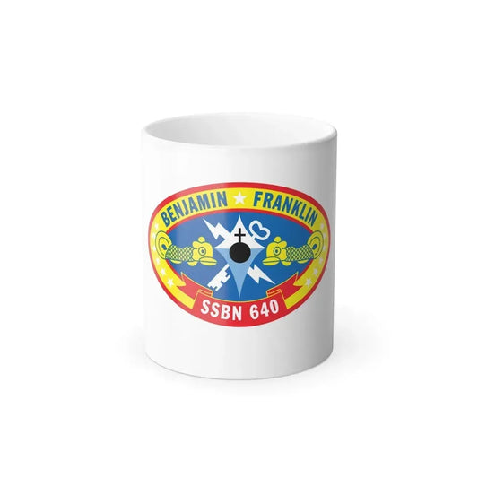Benjamin Franklin SSBN 640 (U.S. Navy) Color Changing Mug 11oz Default Title 11oz - Go Mug Yourself