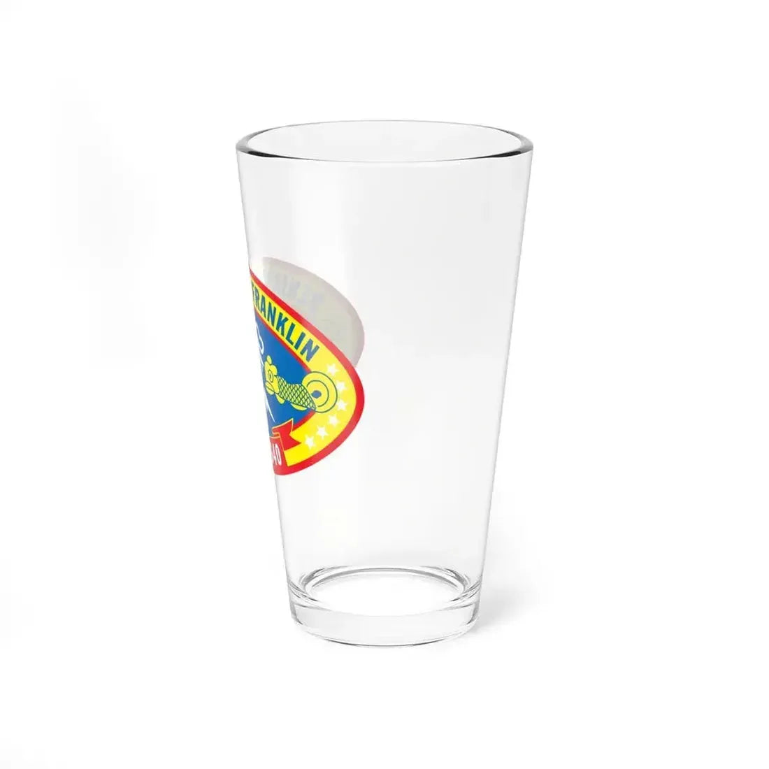 Benjamin Franklin SSBN 640 (U.S. Navy) Pint Glass 16oz - Go Mug Yourself
