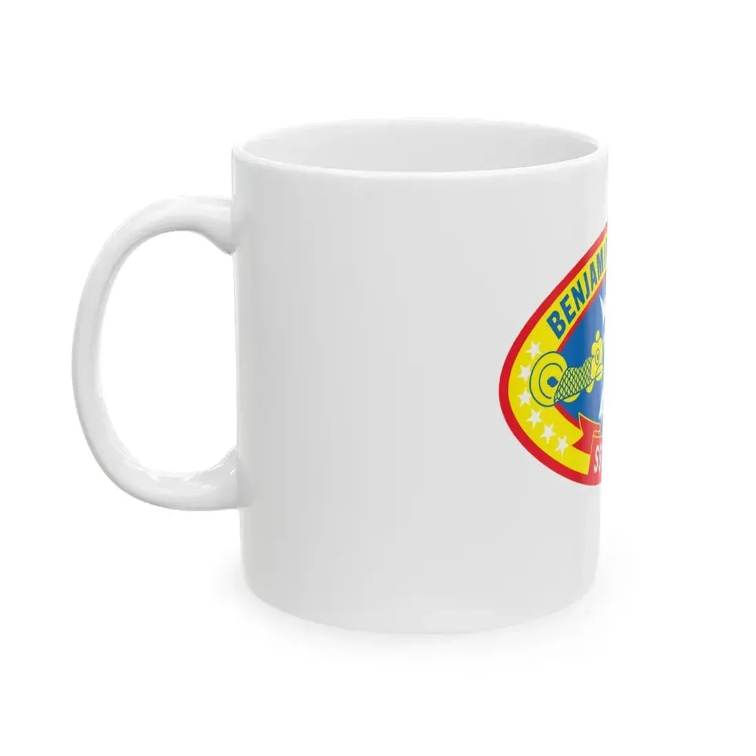 Benjamin Franklin SSBN 640 (U.S. Navy) White Coffee Mug - Go Mug Yourself
