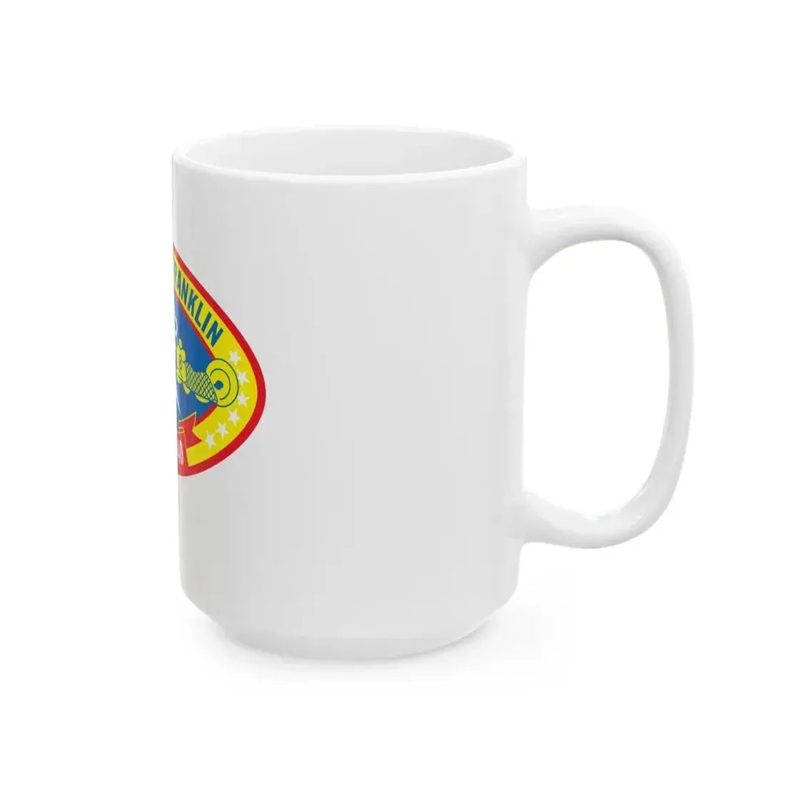 Benjamin Franklin SSBN 640 (U.S. Navy) White Coffee Mug - Go Mug Yourself