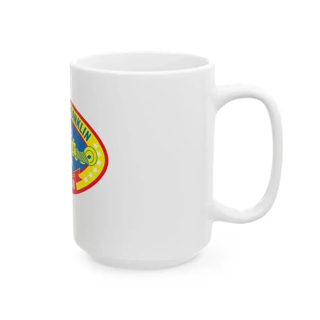 Benjamin Franklin SSBN 640 (U.S. Navy) White Coffee Mug - Go Mug Yourself