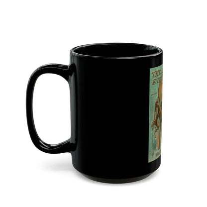 Benjamin Franklin, The Saturday Evening Post unpublished cover, circa 1943 - Black Coffee Mug - Go Mug Yourself