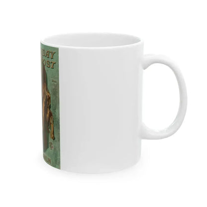 Benjamin Franklin, The Saturday Evening Post unpublished cover, circa 1943 - White Coffee Mug - Go Mug Yourself