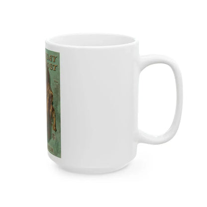 Benjamin Franklin, The Saturday Evening Post unpublished cover, circa 1943 - White Coffee Mug - Go Mug Yourself