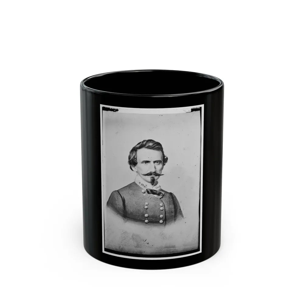 Benjamin Mcculloch, C.S.A. (U.S. Civil War) Black Coffee Mug-11oz-Go Mug Yourself