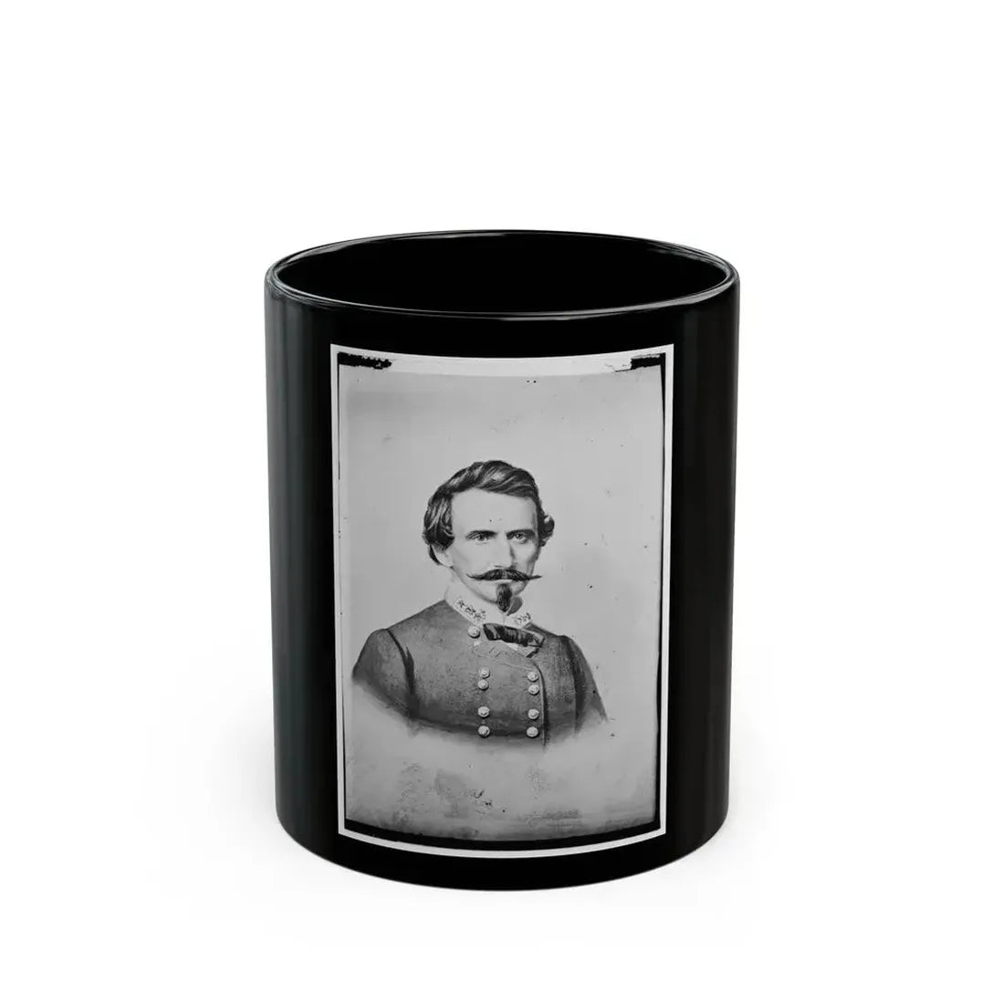 Benjamin Mcculloch, C.S.A. (U.S. Civil War) Black Coffee Mug 11oz - Go Mug Yourself