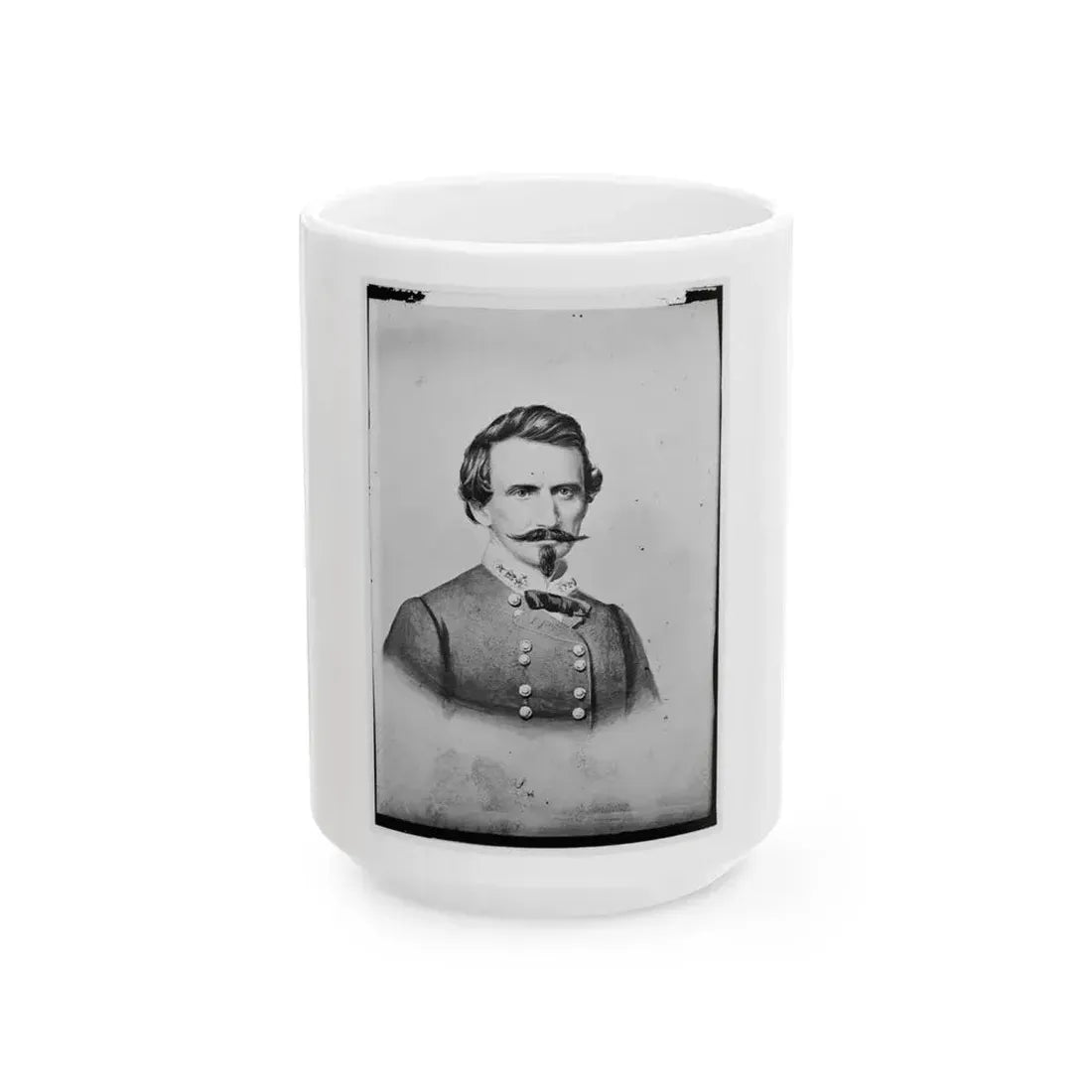 Benjamin Mcculloch, C.S.A. (U.S. Civil War) White Coffee Mug 15oz - Go Mug Yourself