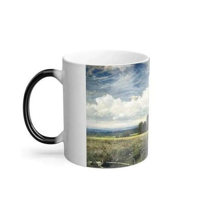 Benjamin Williams Leader (1831-1923) A Summer's Day - When The South Wind Congregates In Crowds The Flo-0 - Color Changing Mug 11oz - Go Mug Yourself