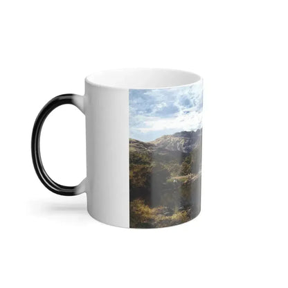 Benjamin Williams Leader (1831-1923) On the Llugwy below Capel Curig - Color Changing Mug 11oz - Go Mug Yourself