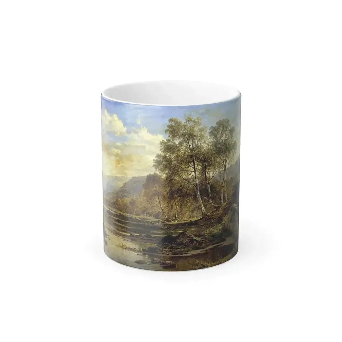 Benjamin Williams Leader (1831-1923) The Valley of the Llugwy - Oil on canvas 1883 - Color Changing Mug 11oz 11oz - Go Mug Yourself