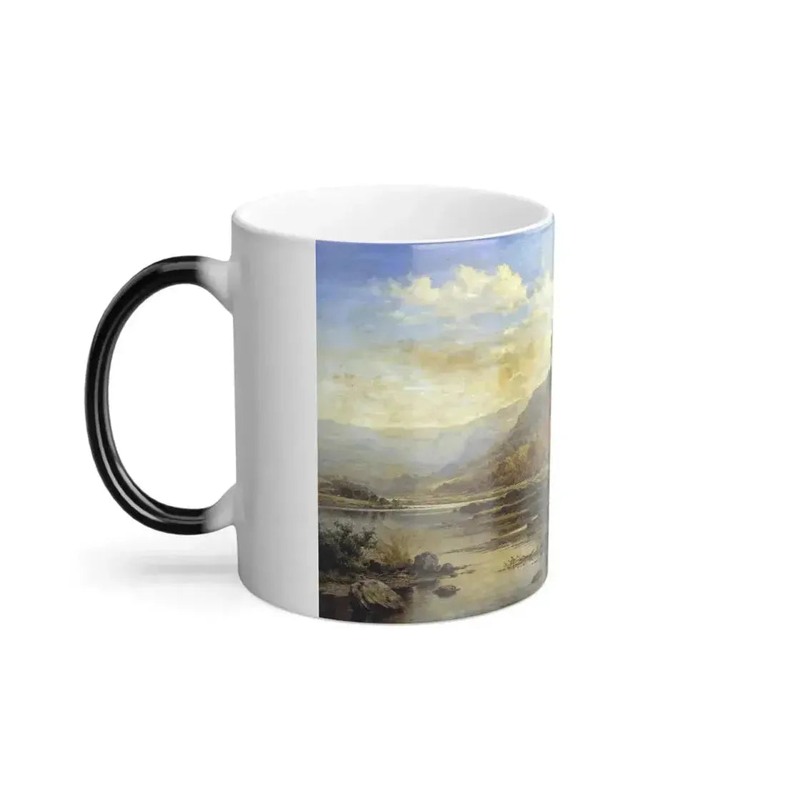 Benjamin Williams Leader (1831-1923) The Valley of the Llugwy - Oil on canvas 1883 - Color Changing Mug 11oz - Go Mug Yourself