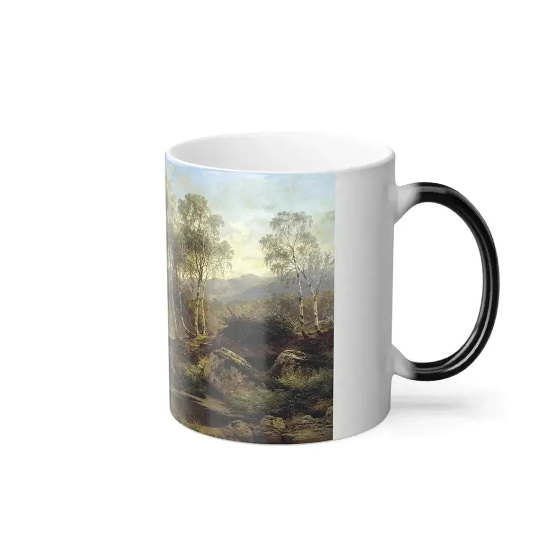 Benjamin Williams Leader (1831-1923) The Valley of the Llugwy - Oil on canvas 1883 - Color Changing Mug 11oz - Go Mug Yourself
